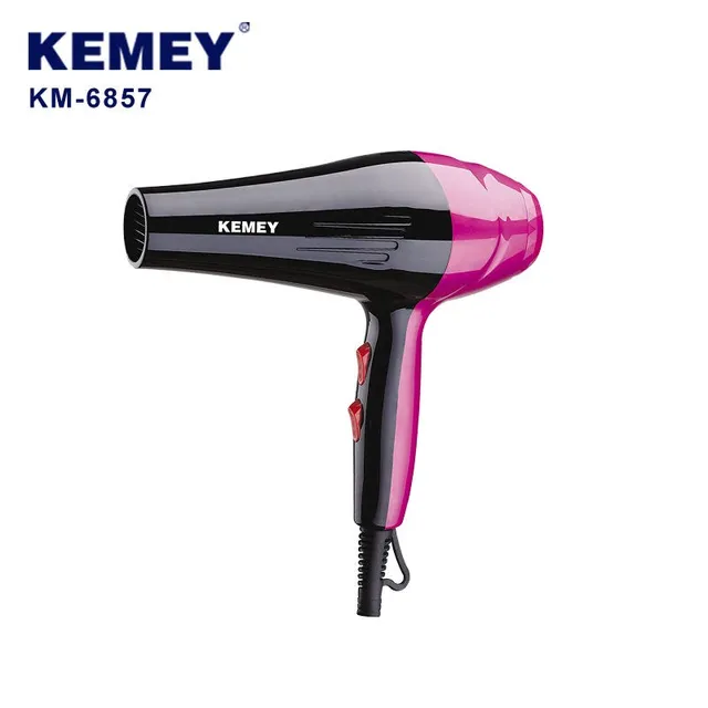 KEMEY KM-6857 900W Hair Dryer, Hot & Cold Air, with Nozzle