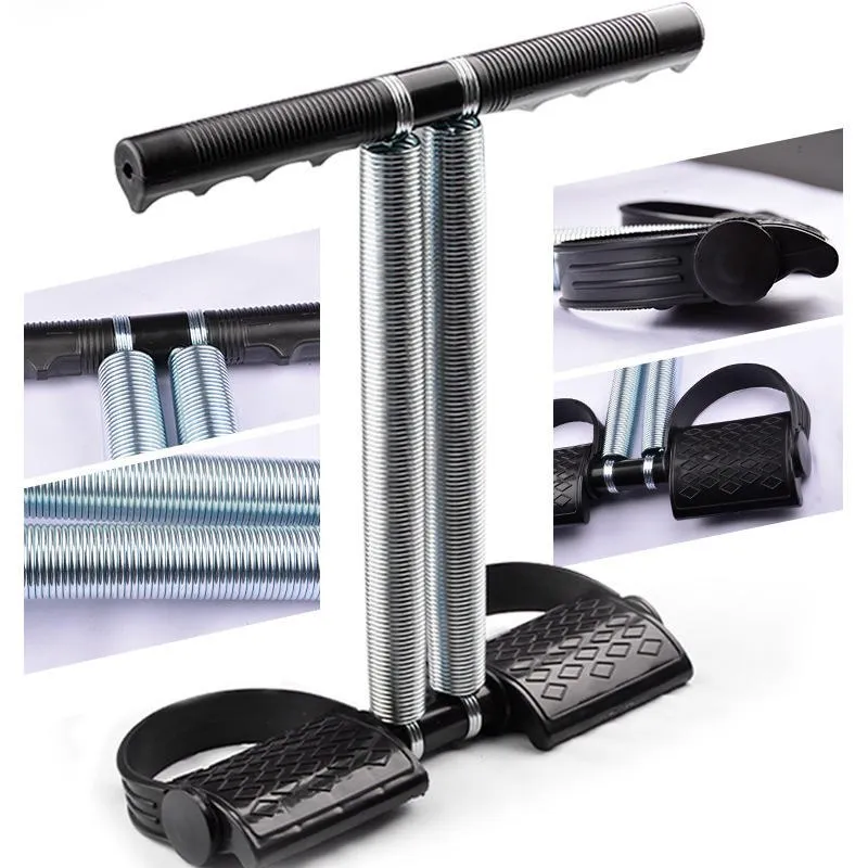 Double Spring Tummy Trimmer with Foot Pedals