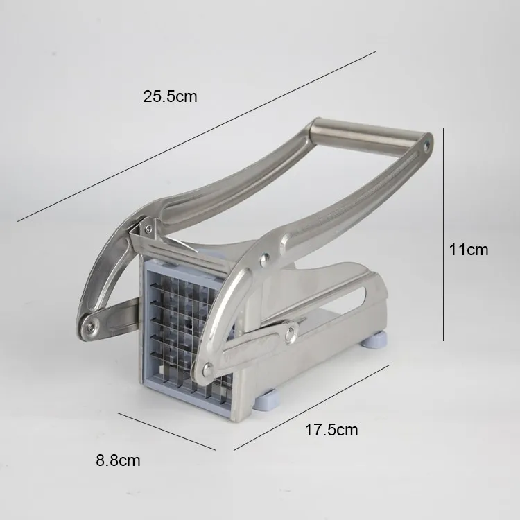 Stainless Steel French Fry Cutter & Potato Chopper