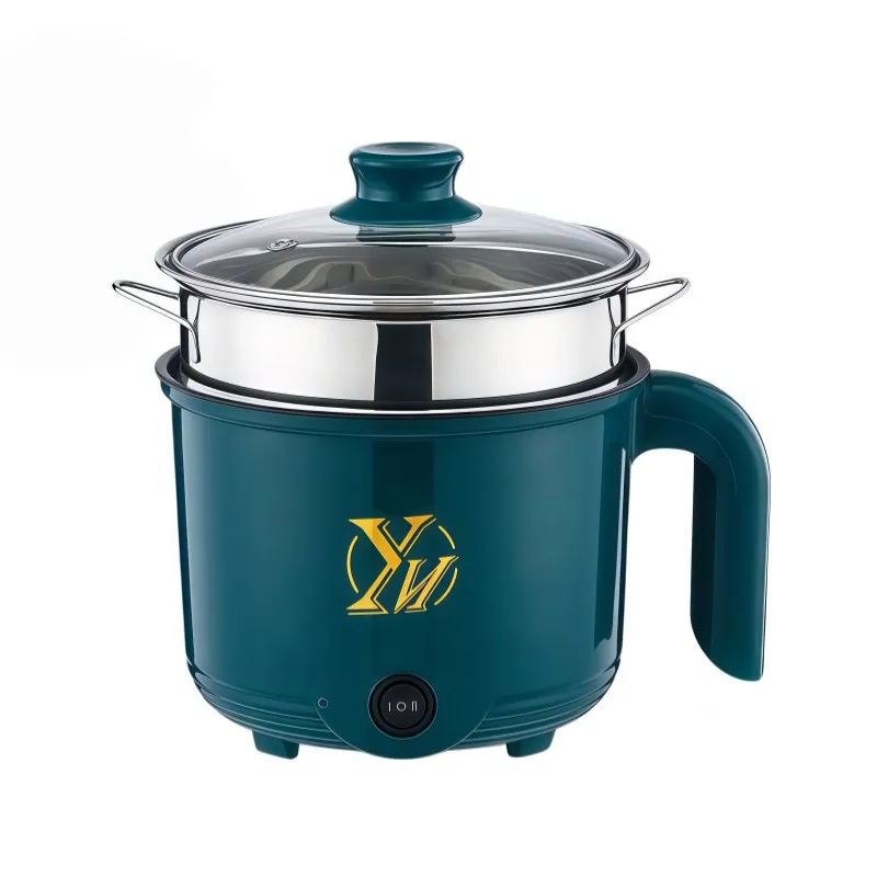 1.5L Electric Hot Pot with Steamer, Stainless Steel Inner Pot, 18 cm