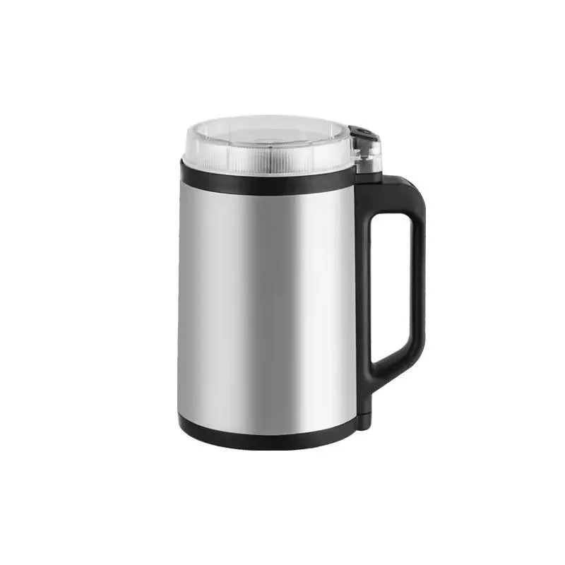 300W Stainless Steel Coffee & Spice Grinder, 4 Blades, Mug Design