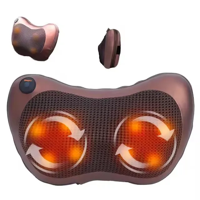Shiatsu Neck & Back Massage Pillow with Heat, Car & Home Use